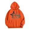 Unisex Lightweight Long-Sleeve Printed Hooded Pullover Sweatshirt