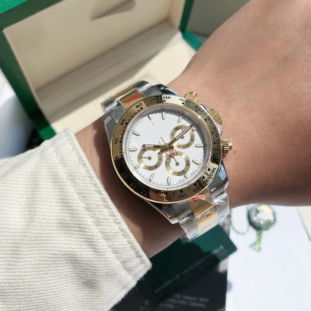 

Чоловічий автоматичний годинник La Joux-Perret Daytona з циферблатом Panda, рожеве золото