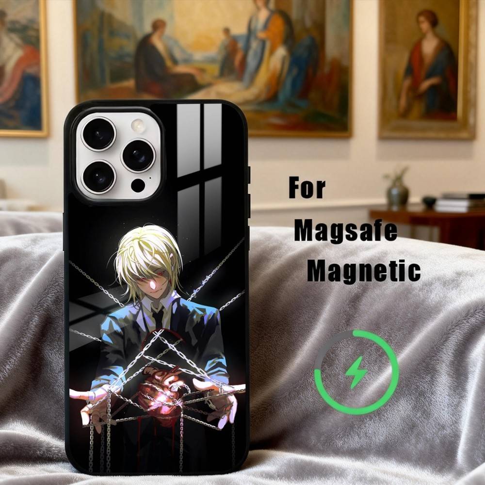 H-Hunter X H-Hunter K-Kurapika Phone Case For iPhone17,16,15,14,13,12,11 Plus,Pro Max Magnetic For Magsafe Wireless Charging