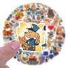 55 Dog Detective Cartoon Anime Stickers - Waterproof Graffiti Decorations for Phones and Skateboards