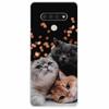 Soft Print Cover For LG K51 K61 V50 V60 Thinq Case Cute Cat Silicone Coque for LG K61 V50 Thinq Cases K 61 Shockproof Shell Bag