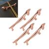 4 PCS Chopstick Rest Zinc Alloy Plating Reusable  Dinner Spoon Stand for Holding Spoon Fork