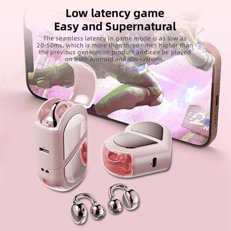 Xin Xing Creative Rotatable Mini Clip-on Low Latency Bluetooth Esports Earphones