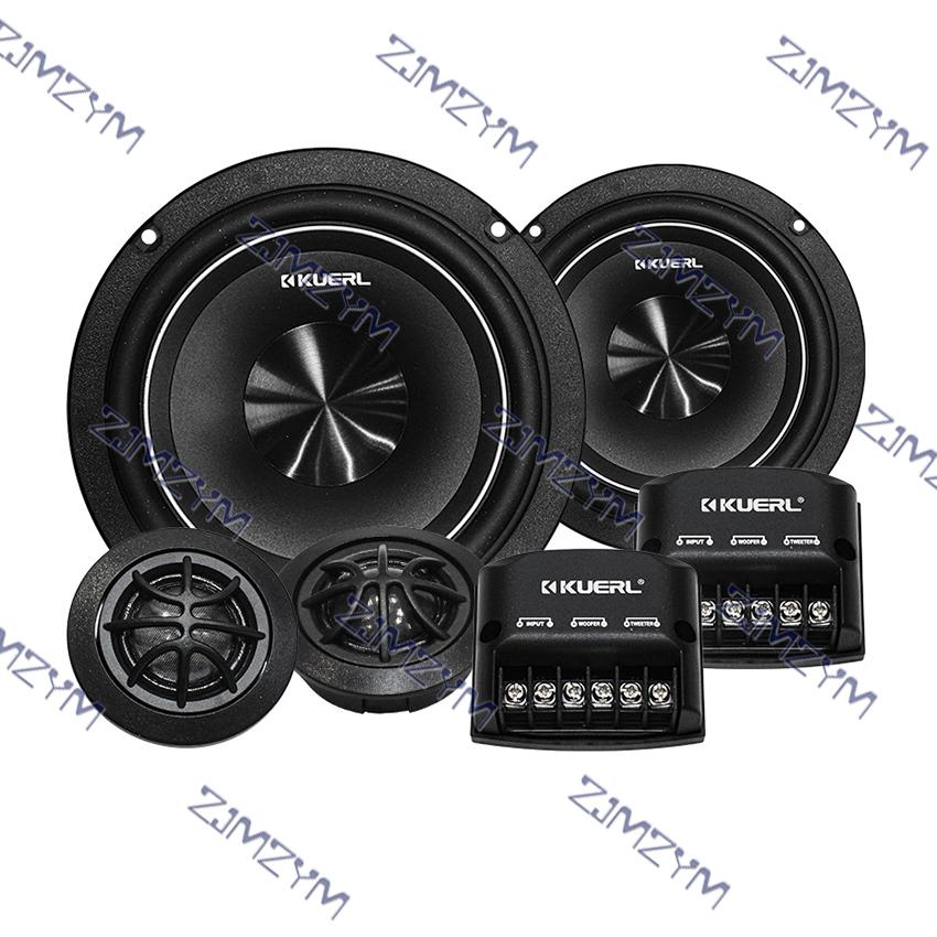 6.5 İnç Araba Ses Sistemi Modifiye Ön Kapı İki Yollu Hoparlör Seti Maksimum Güç 160w RMS 40w Araba İç Mekan Ses Sistemi Hoparlörü