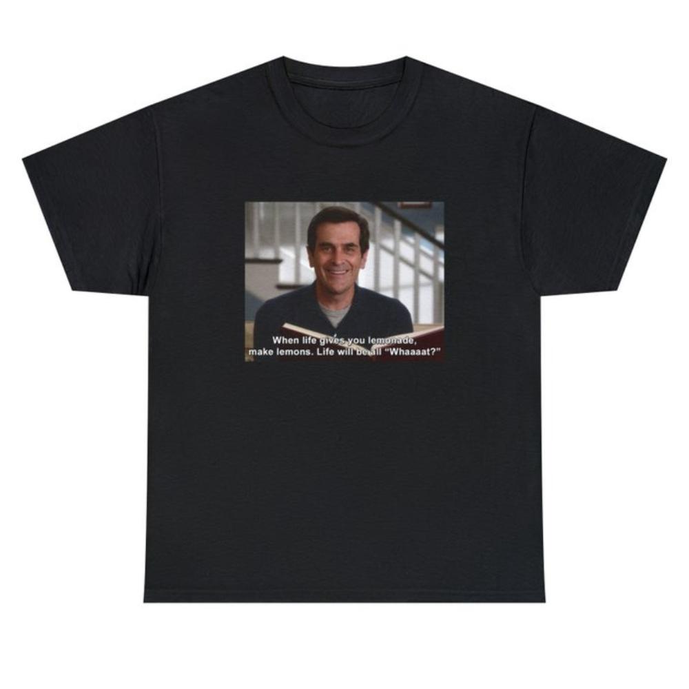 Phil Dunphy Modern Family Vintage Tv Show Tshirt Woman Man Classic Oneck Fashion Casual Cotton Graphic T Shirts Streetwear