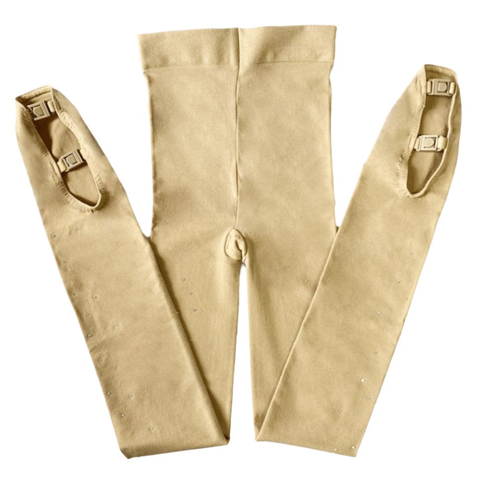 Ciorapi groși pentru patinaj artistic, fibră poliamidică, pantaloni pentru patinaj pe gheață, leotard de gimnastică, patinaj pe gheață