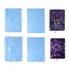Notebook Cover Resin Mold DIY Crystal UV Epoxy Silicone Molds Note Book Notepad Covers Resin Casting Mould with Rings