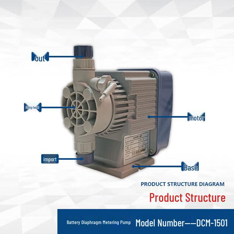 

Beiyou Electromagnetic Diaphragm Dosing Pump CN plug (adapter included)