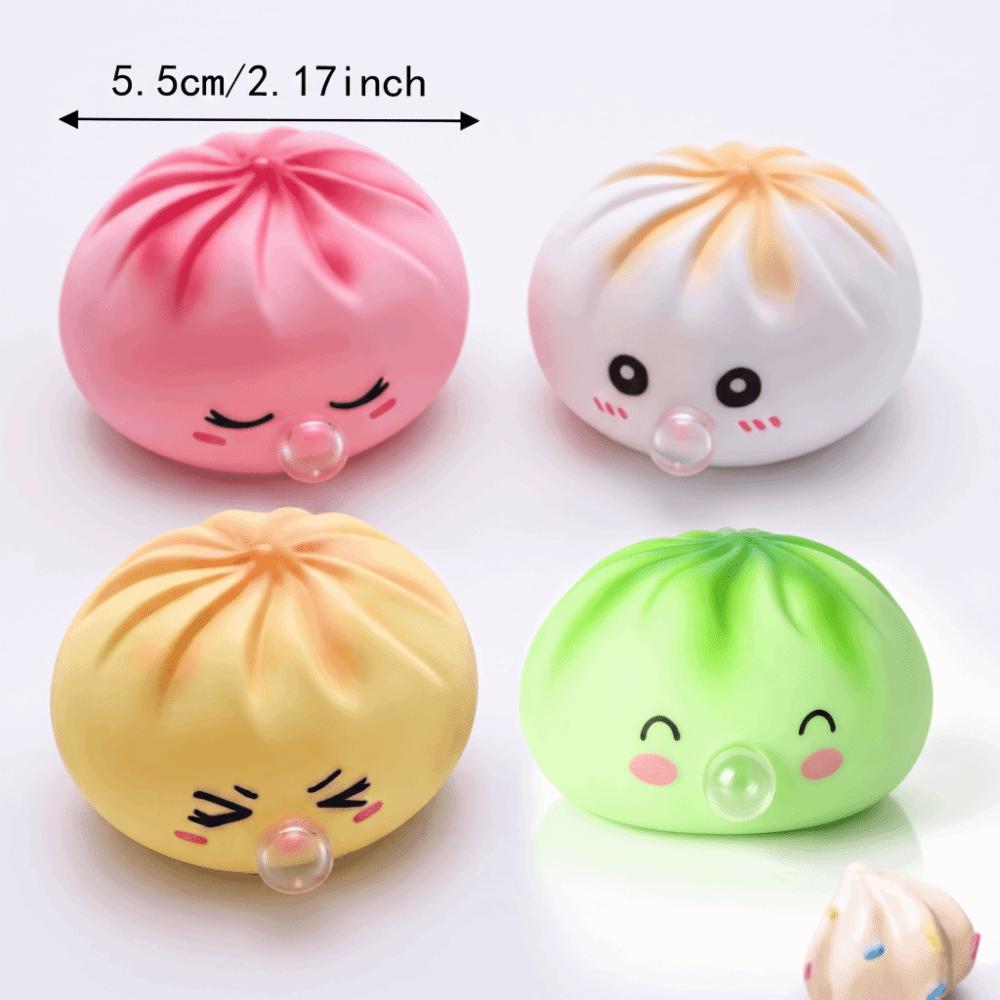 Stretchy Steamed Bun Squishy Toy Slow Rebound Steamed Bun Squeeze Toy Party Favors