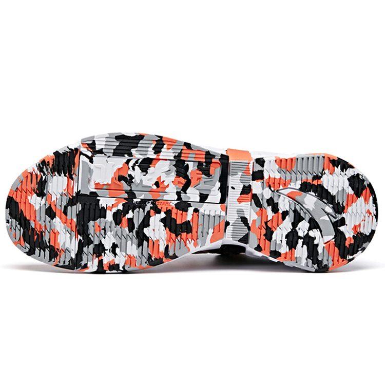 Anta Advanced Player Collection Synthetic Leather Cushioning Slip Resistant Abrasion Resistant Mid top Basketball Shoes 112011622-4