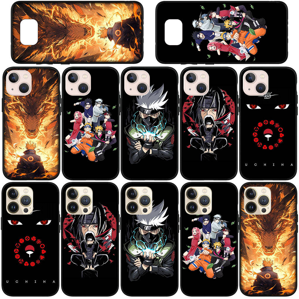 Dla Samsung Galaxy S25 S24 S23 iPhone 17 16 15 Xiaomi Redmi Note 14 13 12 Plus Pro Max XR Etui na telefon Itachi Uchiha Akatsuki Naruto OPPO Huawei Pokrowiec