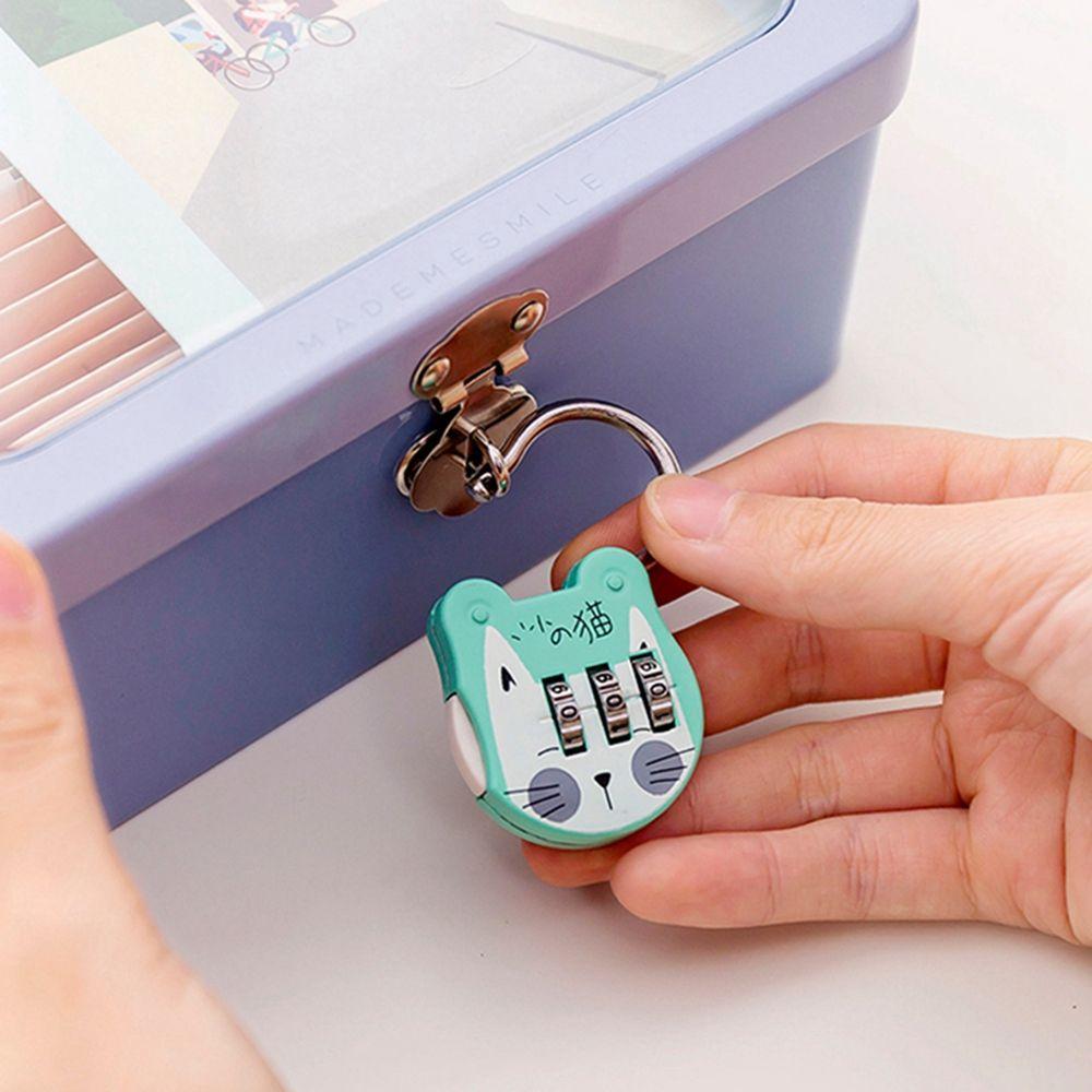 Travel Zinc Zinc Zinc Alloy with Key Diary Book for Notebook Hardware Padlock Luggage Locks Suitcase Lock