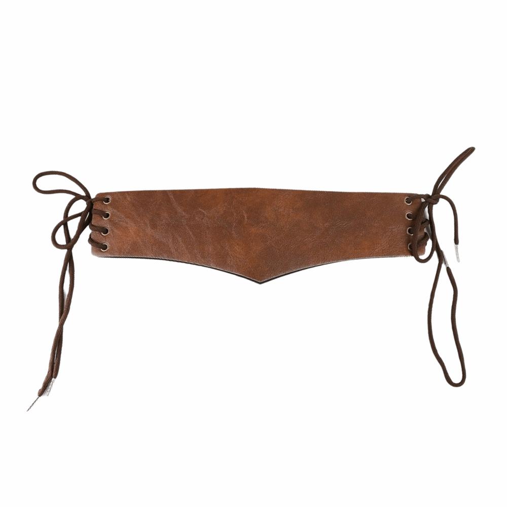 Adjustable Tying Medieval Cosplay Belt Retro Decorative Belt PU Leather Belt  Medieval Costume