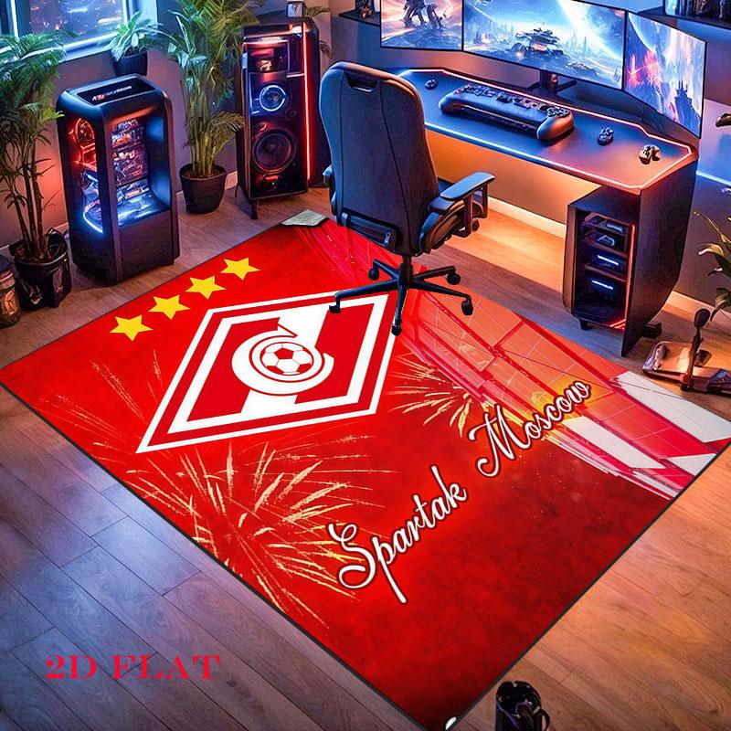 Spartak Moscow Rush Carpet Rug for Living Room Bedroom Home Sofa Decoration,Kids play Nonslip Floor Mat