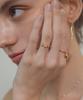 Merrymotive Pastel Color Cubic Chain Ring (2Color)