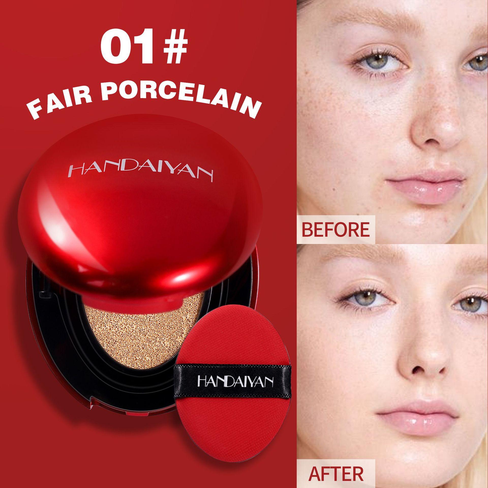 Air Cushion Concealer Liquid Foundation 6 оттенков Full Cover Foundation для длительного увлажнения Concealer Foundation