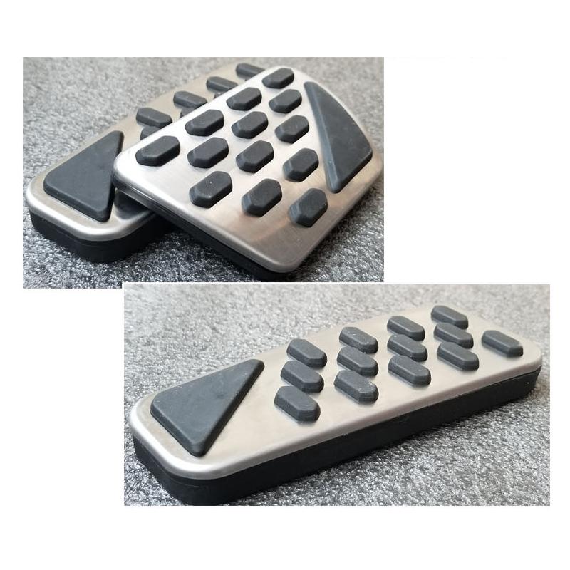 Stainless Steel Car Accelerator Pedal Brake Pedals Non Slip Cover For Jeep Wrangler JL 2018-2020 2024 JK 2007-2017 Accessories