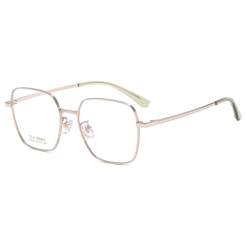 

2024 Мужские и женские полутитановые оправы для очков от близорукости с защитой от синего света