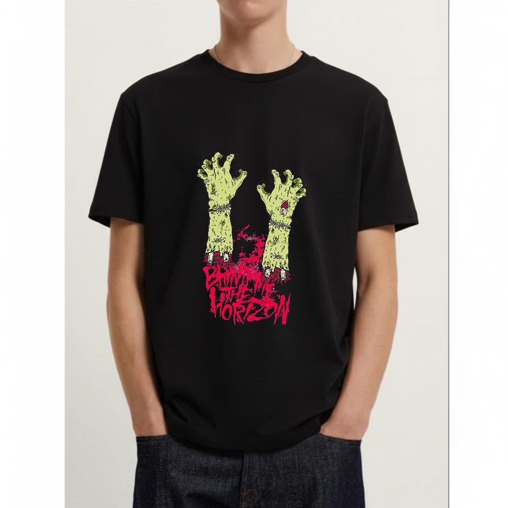 Bring Me The Horizon Purple Zombie Hands TShirt New Music Band Fan Gift S