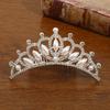 Rhinestone Tiara for Girls - Princess Crown Headpiece, Birthday Gift & Performance Hair Accessory