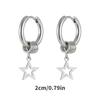 Modische Fünfzackige Sternohrringe Allergieresistenter Stahl Leicht Bequem Für Empfindliche Haut