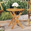 Patio & Garden Tables Bistro Table 46X47 Cm Solid Wood Acacia