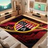 Stoke City Football Print Crystal Velvet Rug, Comfortable Water Absorbent Non Slip Indoor Floor Carpet
