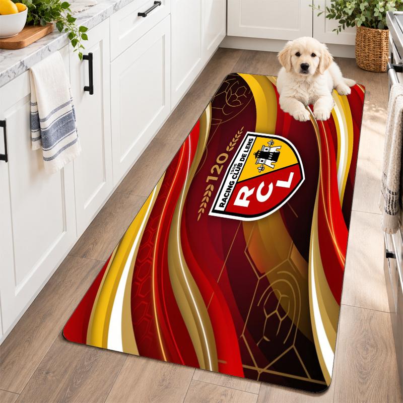 Flannel Kitchen Mat Lens FC Soft Area Rug Non Slip Floor Carpet Home Decoration