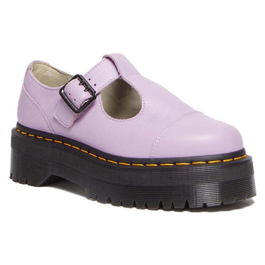 Dr. Martens Bethan Leather Comfortable Casual Thick Sole Shoes Women Shoes Purple 30617308