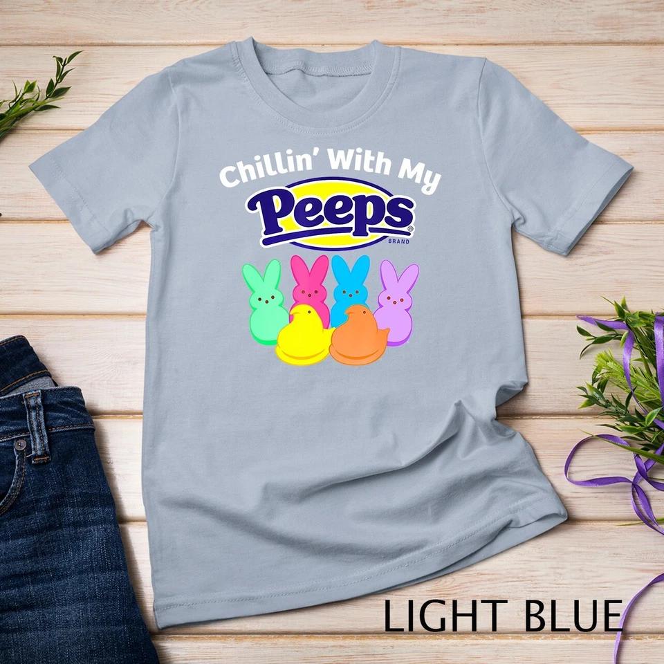 Peeps Easter Chillin With My Peeps T-Shirt Unisex T-shirt 5 XL