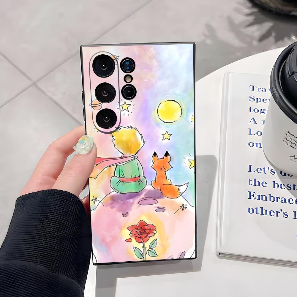 The Little P-Prince Phone Case For Samsung S26 Ultra S25 Edge Ultra S23 S22 S21 S20 Ultra Plus S24 Fe Glass Cover