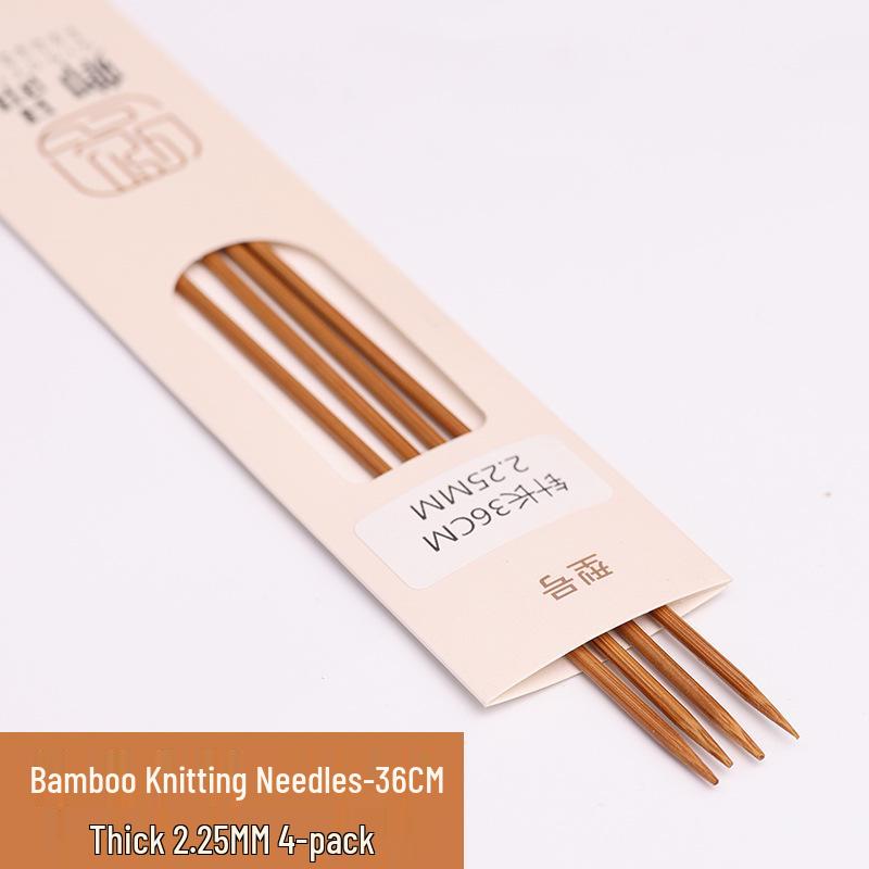 Набор круговых и прямых спиц: Идеально для мотков пряжи, шарфов, шапок, толстых спиц, инструментов из карбонизированного бамбука