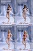 OBEST Latest TBLeague Scale 2D Voluptuous Body with Head and Bikini Seamless Tan 1/12 Figure, Set, Ultra-Flexible Figure, PLMB2022-T05B,