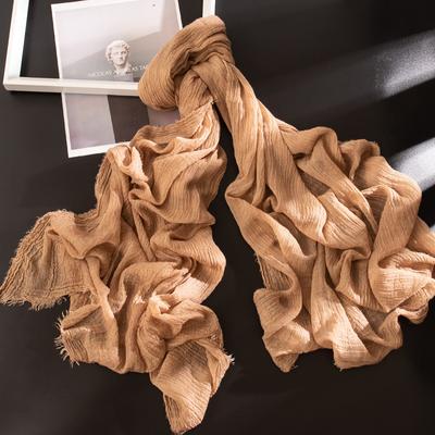 Scarf Women'S Winter High-End Commuting Solid Color Cold-Proof And Warm Soft Scarf Scarf