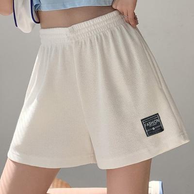 Mode Frauen Sport Hosen Casual Hohe Taille Weibliche Nette Shorts Elegante Alle Spiel Breite Bein Hosen Neue