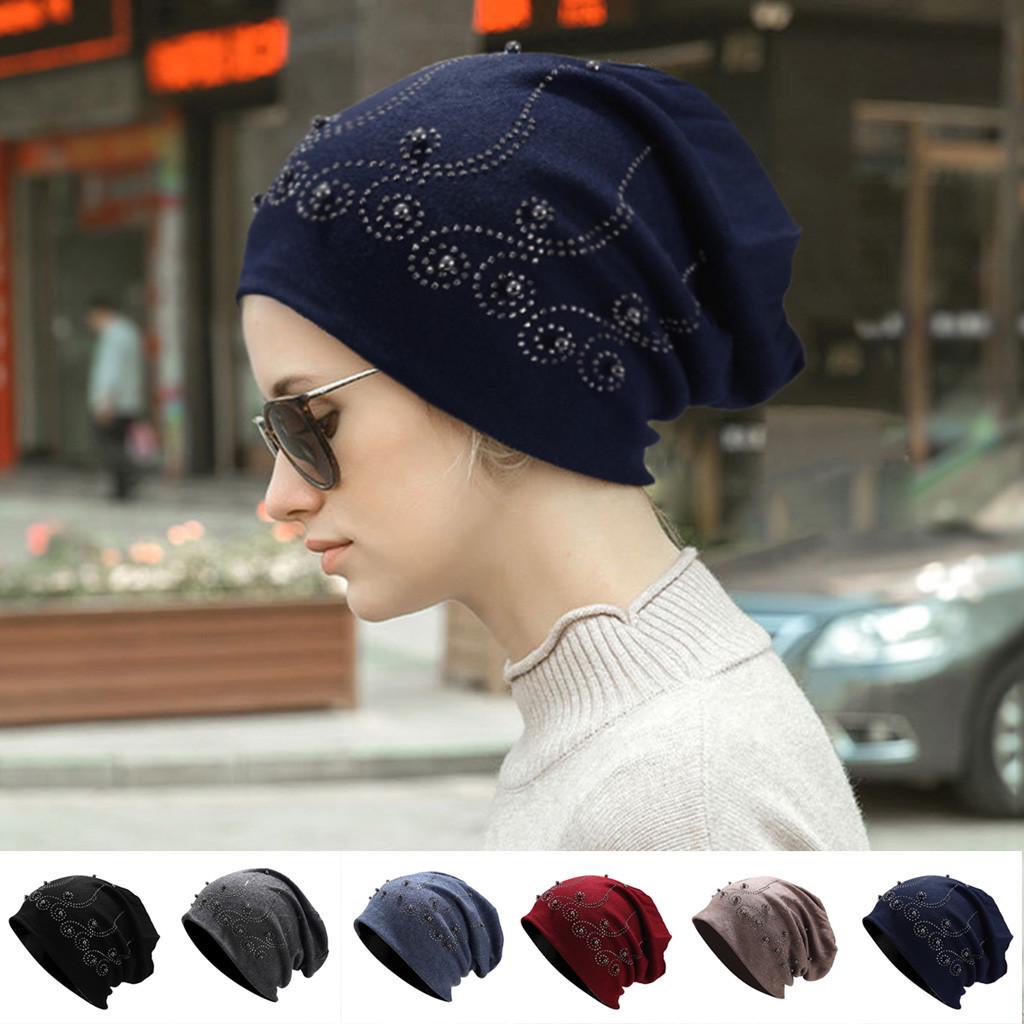 Women Winter Trendy Warm Oversized Chunky Baggy Stretchy Slouchy Skully
