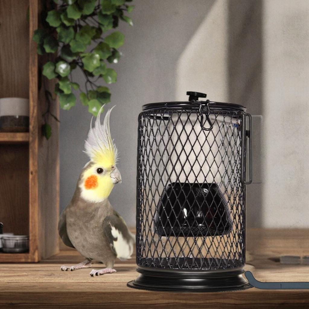 Parrot Heat Preservation Lamp Non-Gloss Ceramic Eco-friendly Round Anti-Scald Anti-Bite Heating for Birds