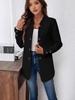 2025 Autumn/Winter European & American Women's Three-Button Double-Breasted Coat