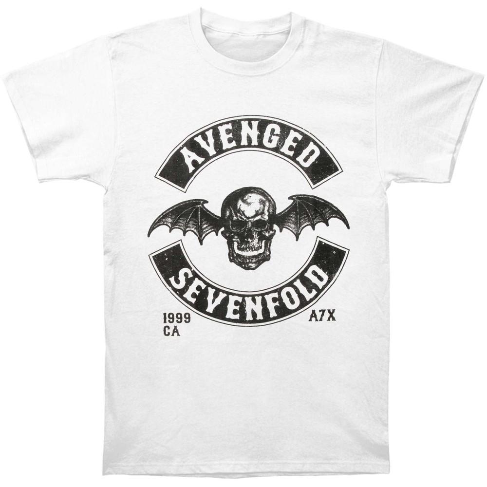 

Футболка Avenged Sevenfold Moto Seal Маленькая Белая Унисекс XL