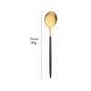 Tableware Stainless Steel Black Gold Flatware Cutlery Set Dinnerware Dinner Knife Coffee Spoon Fork Salad Fork Spoon Silverware