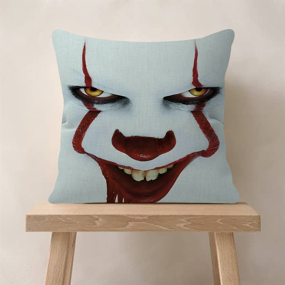 Horrorfilm It Pennywise Clown Personalisierte Bilder Text Heimdeko Kissen Haushaltsgeschenke 45x45cm