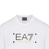 Emporio Armani EA7 SS23 Letter Print Crew Neck Short Sleeve T-Shirt Men Tops White 3RPT20-PJM9Z-1100