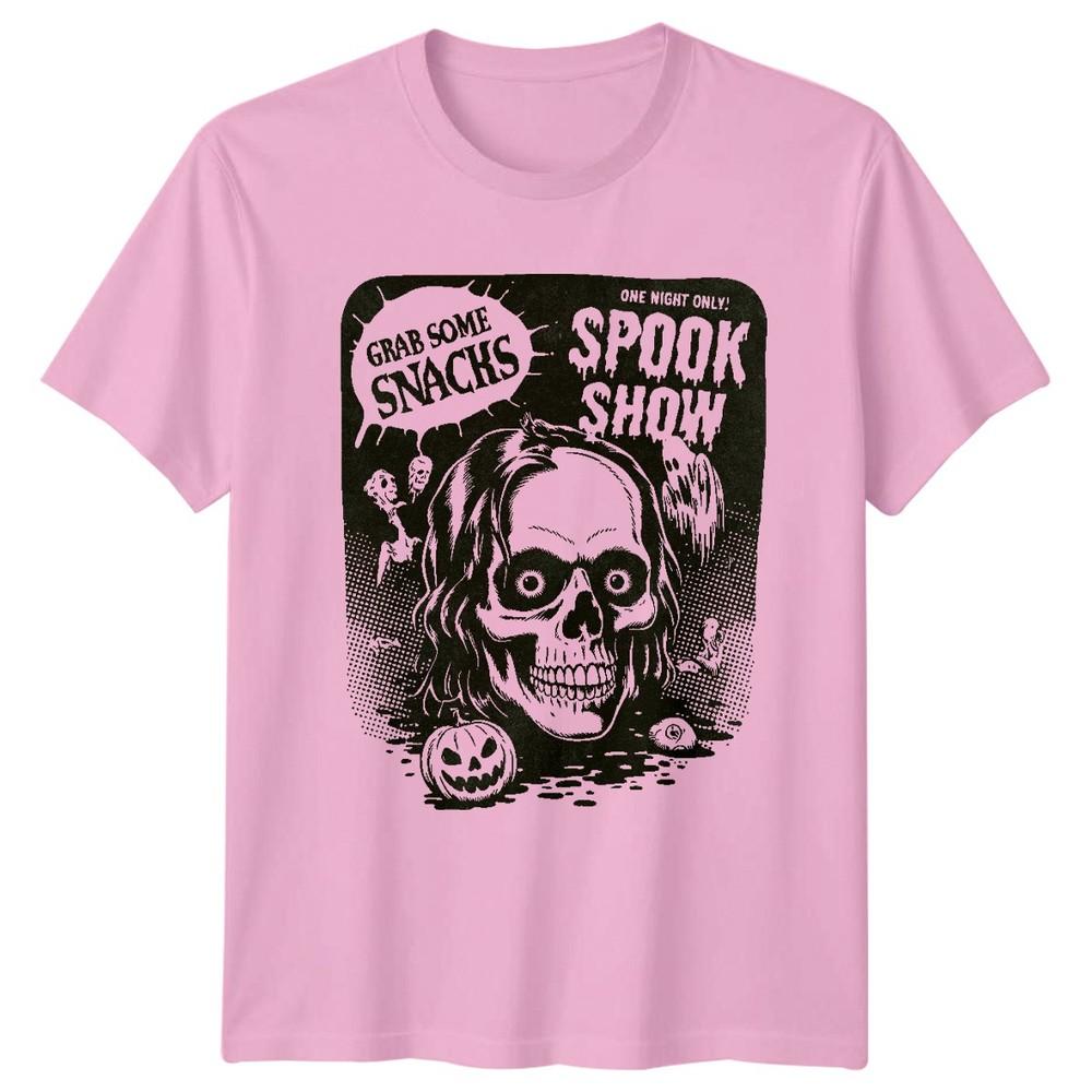 Grab Some Snacks Spook Show Spooky Horror Halloween Unisexs TShirt Unisexs Tee