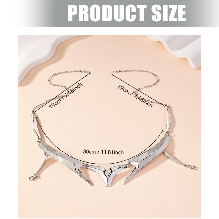 Lip Face Adornment Mechanical Punk Jewelry Sturdy Alloy Head Accessory For Stage Wear