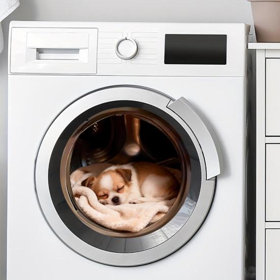 Yousheng 1/6Pcs Simulated Animal Sticker Waterproof PVC Self-Adhesive Dog Cat Rabbit Home Appliances Oven Refrigerator Washing Machine Decorative