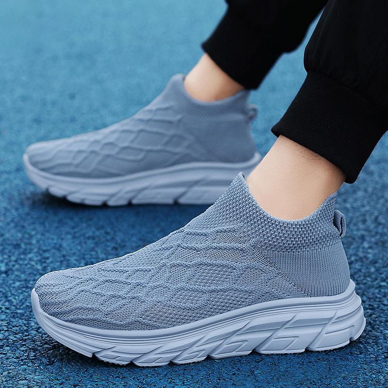 Zapatillas Deportivas Mujer Negro Blanco Caqui Hombres Casuales Ligeras Slip-on Calcetines Zapatos Pareja Zapatillas para Correr
