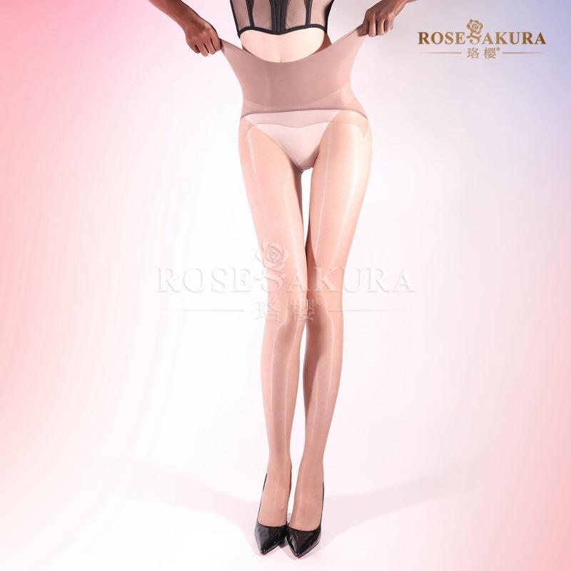 Sexy Aurora Seamless Ultra-Thin Stockings Oil Bright Silky Smooth Pantyhose Toes Transparent Ol Party Dance Ootd Fashion Tights