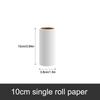 Tearable Roll Paper Hair Sticky Roller Dust Pet Hair Remover Brush Clothes Carpet Cleaning Replaceable Core 10Cm Surface