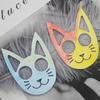Handgefertigte Ornamente UV-Harzform Katzengesicht Tiger Finger Schlüsselanhänger Silikonform DIY Basteln Schmuck Anhänger Gießen Mo