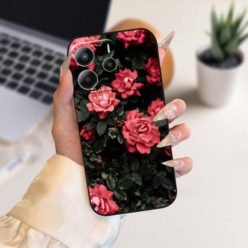 Phone Case For Redmi Note14 Silicone TPU Phone Coque Cover Cases For Redmi Note 14 4G Fashion Soft Protective Bumper Fundas Bags